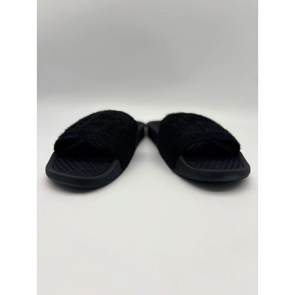 APL Athletic Propulsion Labs TechLoom Slide Black Fuzzy Mens Size 12